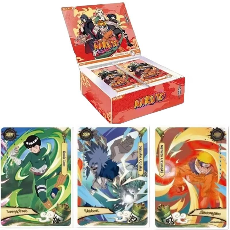 Board Game Naruto - بطاقات KAYOU الأصلية باللغة الإنجليزية، مجموعة