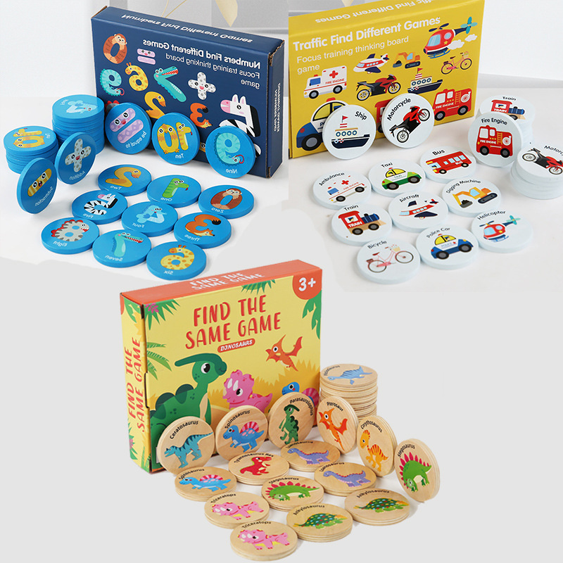 Board Game Of Life - لعبة الذاكرة الخشبية التعليمية للأطفال، لعبة