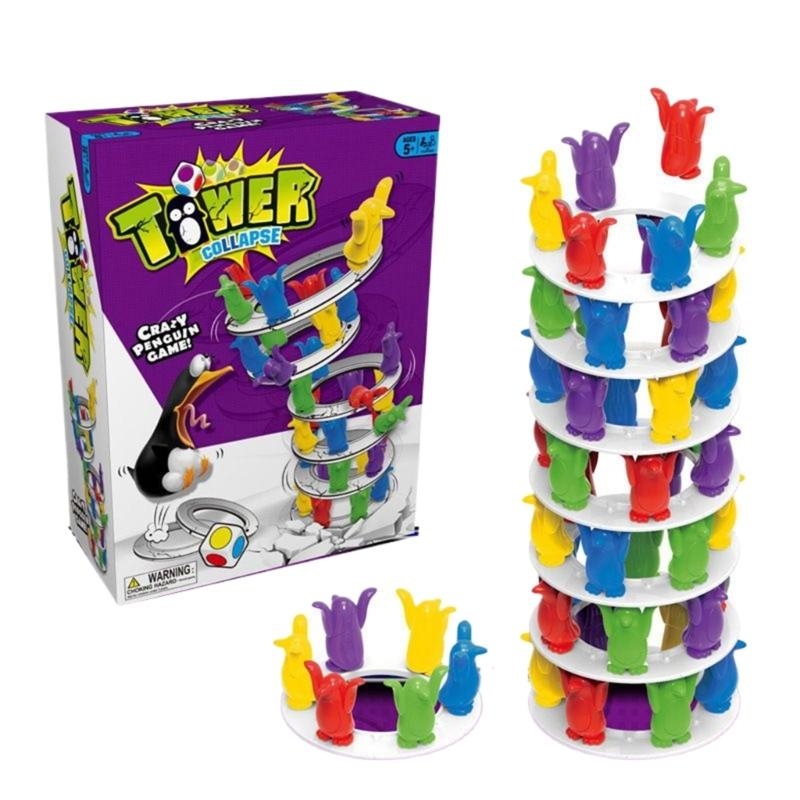 Board Game Is - لعبة تكديس لعبة البناء كتلة الإطاحة
