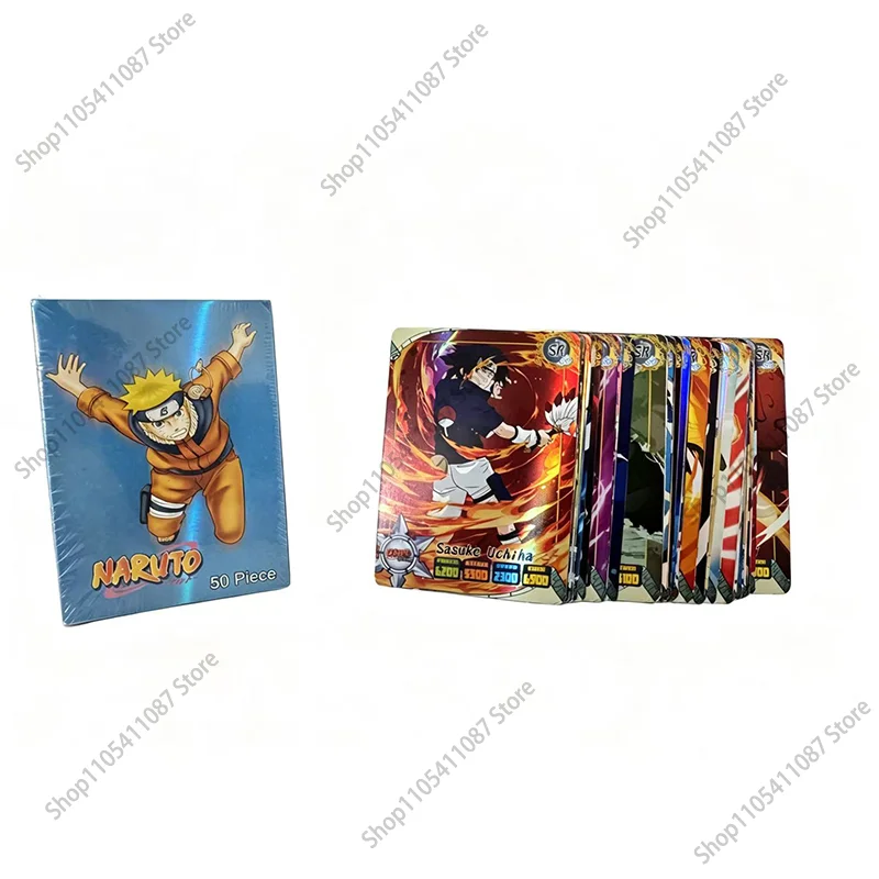 50 قطعة من بطاقات ناروتو الإنج - مراجعة Board Game Naruto وسعره