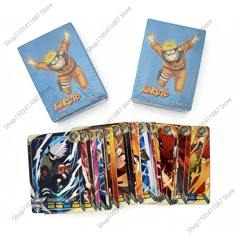 50 قطعة من بطاقات ناروتو الإنج - مراجعة Board Game Naruto وسعره