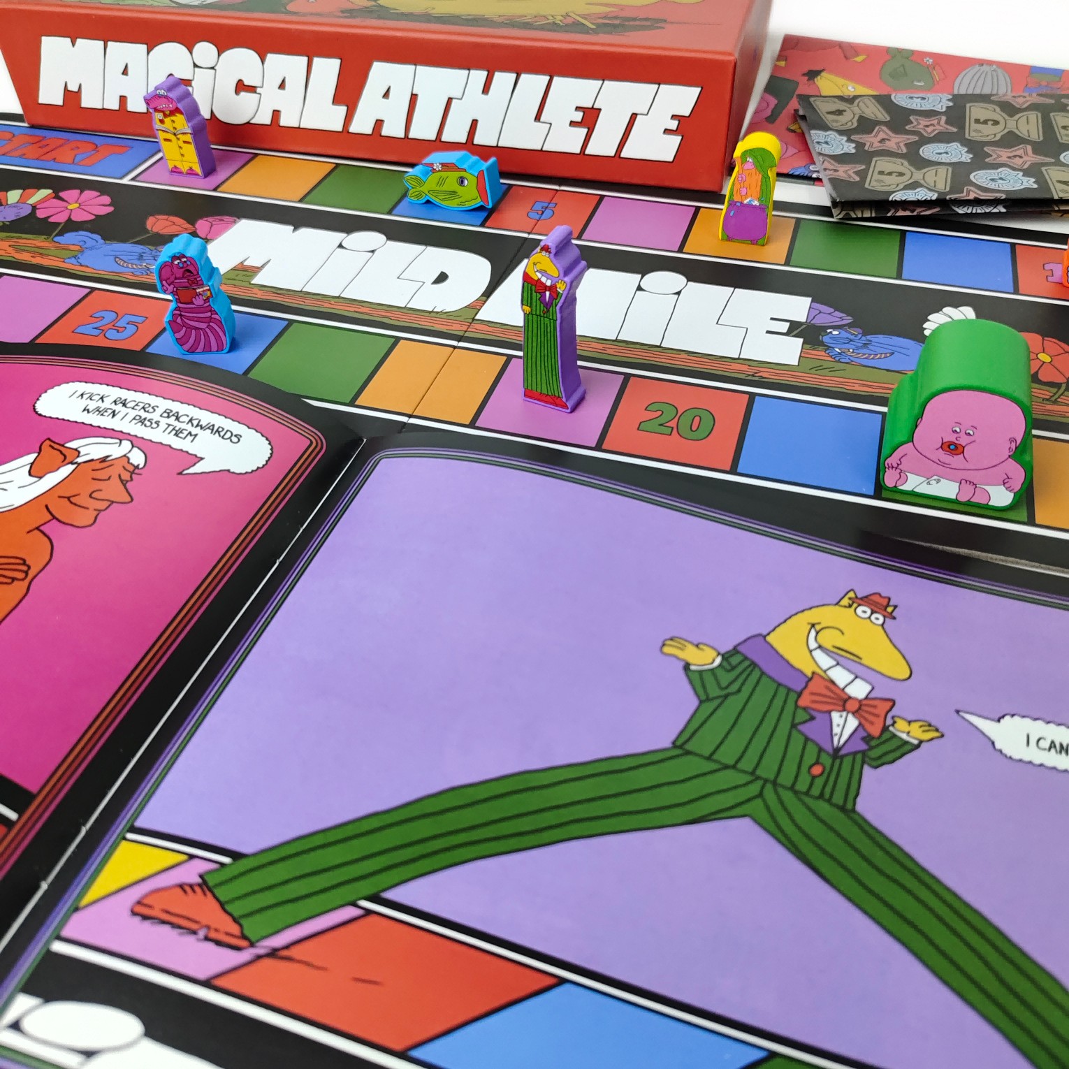 لعبة بطاقات MAGICAL ATHLETE، أ - مراجعة Board Game Strategi وسعره