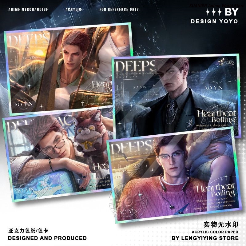 بطاقة توقيع أكريليك ملونة بتصم - مراجعة Board Game Is وسعره