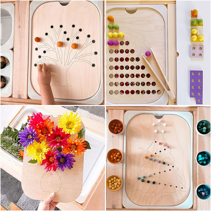 ألعاب مونتيسوري للأطفال، تدريب - مراجعة Board Game Nature وسعره